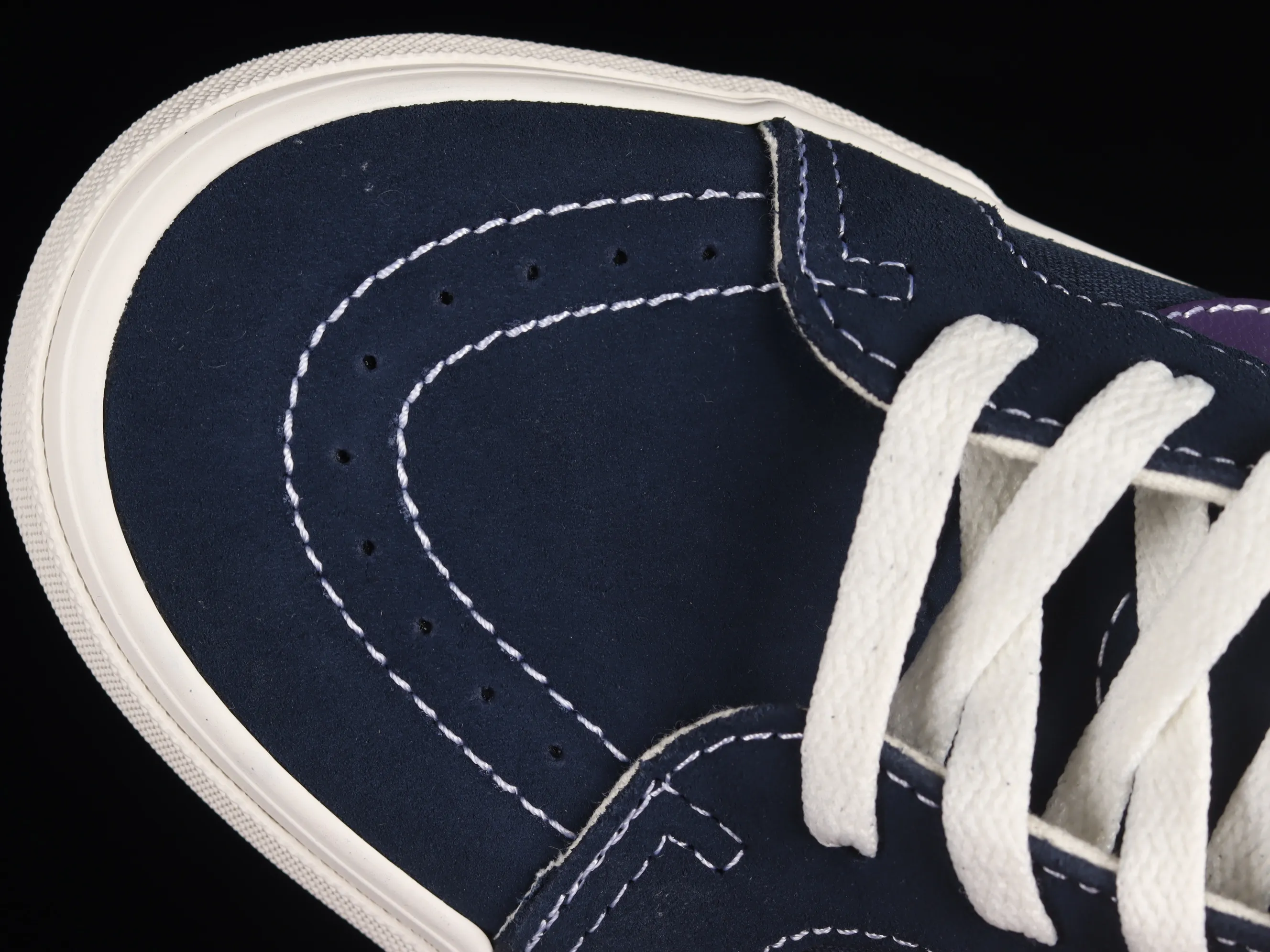 All categories Vans Vans series Vans Hi Vans high-top Vans SK8-Hi Lx Vans official navy blue high-top casual sneakers VN0A4BVB20T